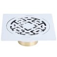 thumbnail image 1 of Stainless Steel Chrome Plated Floor Drain Anti Odor Insect Resistant Bathroom Water Draining, 1 of 6