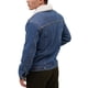 thumbnail image 2 of Chamarra vaquera de mezclilla MCHK 8041. Interior de borrego. Color azul. Para hombre, 2 of 5