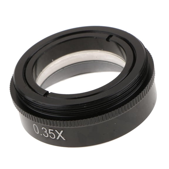 Auxiliary Objective Lens Lenses 0.35X Clear Image View Microscopic Object Observation M42