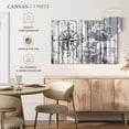 thumbnail image 4 of Elephant Stock Compass Wall Art - Horizontal Canvas Wall Art - Living Room Wall Decor - Nautical Canvas - Gray And White Decor - 36" x 24", 4 of 4