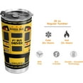 thumbnail image 6 of 20oz School Bus Coffee Tumbler, Back to School Gifts, Bus Driver Gifts, School Bus Driver Tumbler Cup with Lid, Stainless Steel Double Wall Vacuum Insulated Travel Coffee Mug, 6 of 6
