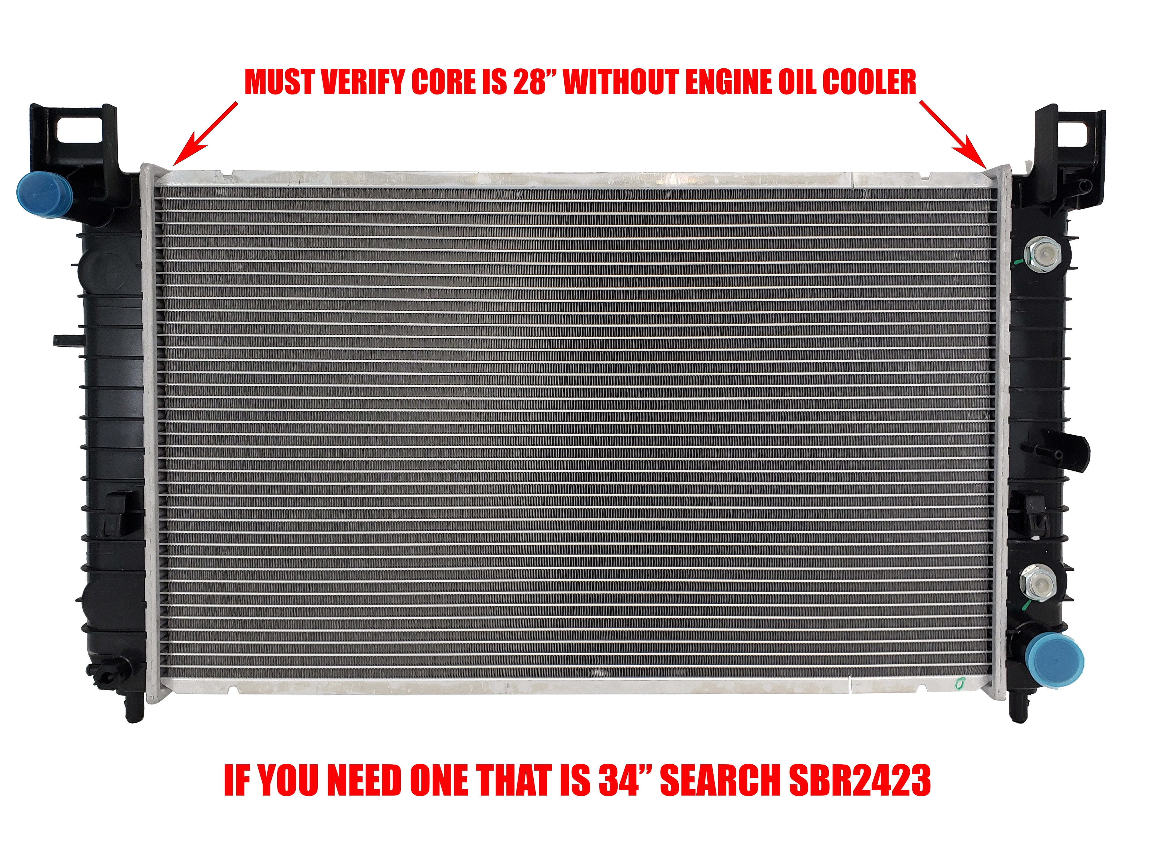 NEW Aluminum Radiator for Chevy Silverado Cadillac GMC YUKON 4.8 5.3 6.0 6.2 V8
