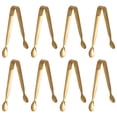 thumbnail image 1 of 8 Pcs Pinces à Serviettes en Acier Inoxydable Pinces à Glaçons Pinces à Fruits Pinces à Sucre, 1 of 8