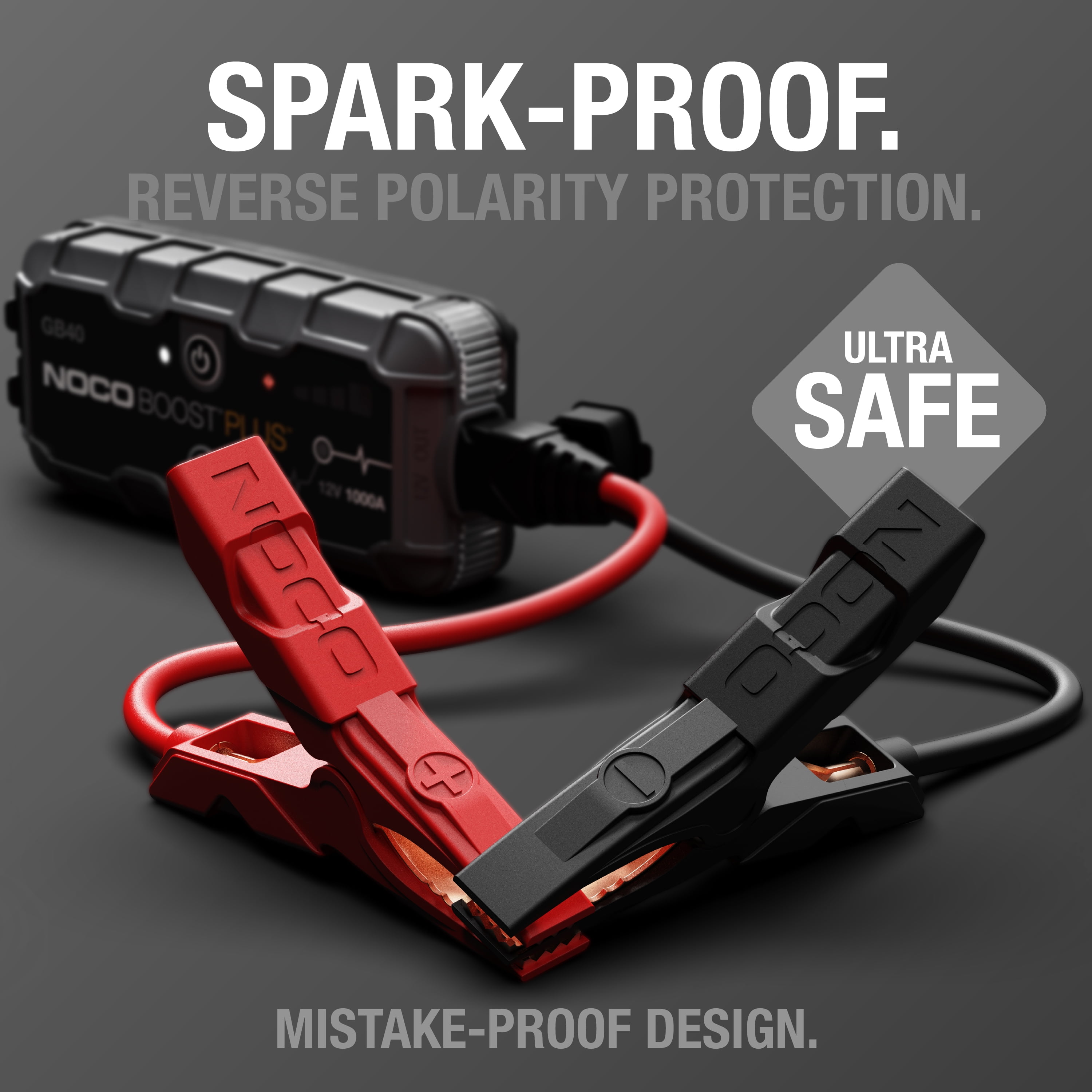 NOCO Boost GB40: 1000A 12V UltraSafe Portable Lithium Jump Starter