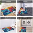 thumbnail image 5 of Gaeub Gaming Print Door Mat with Heavy Duty Backing,Welcome Mats for Entryway, Flannel Anti-Slip Doormat, Garge Porch Entryway Mat,16x24in Outdoor Indoor Welcome Mat, 5 of 7