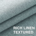 thumbnail image 4 of Turquoize FantasDecor Square Tablecloth, Linen Textured, Waterproof Spillproof Wrinkle-Free, Indoor/Outdoor(54" X 54",Heather Aqua Gray), 4 of 7