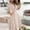 Khaki, variant on Womens Fashion Pure Color V-neck Lacing Slim Body Wrap Long Dress Maternity Dresses Casual Shirt Dress Summer Wrap Dresses Summer Womens Summer Dress Juniors Summer Dresses Romper Dress with Pockets