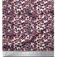 thumbnail image 1 of Soimoi Modal Satin Fabric Flower Watercolor Printed Fabric 1 Yard 42 Inch Wide, 1 of 3