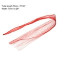 thumbnail image 2 of Watermelon Nets Hanging Melon Hammocks W Loop-Style Closures Reusable Fruit Net Bag for Garden, Red 27.56 Inch, 2 of 6