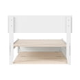 thumbnail image 2 of Wesley Twin XL Wood Platform Bed with Panel Footboard & Twin XL Trundle in White, 2 of 5