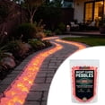 thumbnail image 7 of Hyknon 400Pcs Glow in The Dark Garden Pebbles Stones Rocks, Outdoor Night Guide Luminous Pebbles, Landscaping Decor Glowing Stones, Stepping Rocks for Walkway Patio Aquarium Walkway Driveway, Blue, 7 of 7