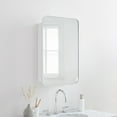 thumbnail image 4 of TEHOME Chrome Medicine Cabinet, 16.5x24 Inches, Recessed/Surface Mount, 4 of 8