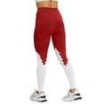 thumbnail image 4 of Mallas Termicas Gibobby de Navidad para mujer con estampado navideño rojo S, 4 of 5