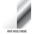 thumbnail image 2 of Spectrum Diversified Seven Hook Key Rack, White Wood/Chrome, 2 of 2