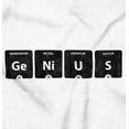 thumbnail image 2 of Genius Periodic Table Science Nerd Unisex Fleece Graphic Zip Up Hoodie Brisco Brands 2X, 2 of 5