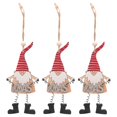 thumbnail image 1 of Gibobby Colgante de Navidad de 3 uds, colgante de muñeca sin rostro, decoración de árbol de Navidad, accesorios para hombre , colgante pequeño(Red), 1 of 5