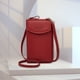 thumbnail image 4 of Bolso bandolera de PU impermeable para mujer para el ocio diario (rojo vino) Tmvgtek Para Estrenar, 4 of 9