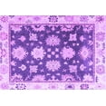thumbnail image 1 of Ahgly Company Indoor Rectangle Oriental Purple Traditional Area Rugs, 2' x 3', 1 of 4