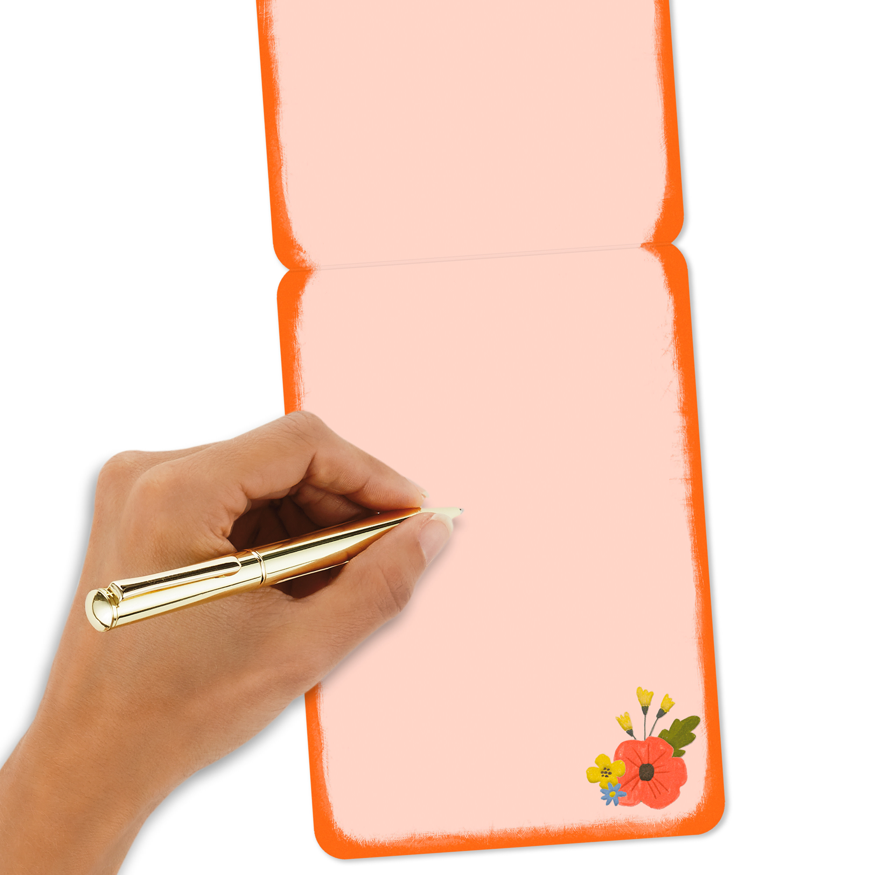 Hallmark Just Because Blank Card (Floral Dove)