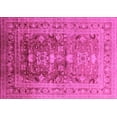thumbnail image 1 of Ahgly Company Indoor Rectangle Oriental Pink Traditional Area Rugs, 5' x 7', 1 of 4
