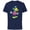 Navy, variant on Disney Mickey Mouse Happy Surprise Retro Pop Art - Short Sleeve Cotton T-Shirt for Adults - Customized-Black