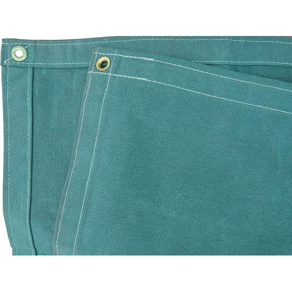 4 Ft. x 4 Ft. Green 10 Oz. Canvas Tarp