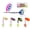 SB02, variant on Fishing Lures for Saltwater/Freshwater, Metal Trout Lures for Bass Walleye Pike, 5g Fishing Spoon with Single Hook