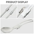 thumbnail image 5 of LAMEI Travel Utensils Fork and Spoon Set, Stainless Steel Sporks with Eco-friendly Case, Portable Outdoor Kitchen, Picnic,Hiking,Backpacks, 5 of 6
