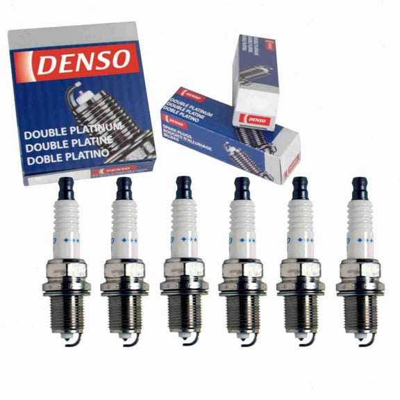 6 pc DENSO 3005 Spark Plugs for 19310637 22401-01P15 5614000 59 58 780 5962H7 90919-01121 90919-01121-83 90919-01129 91 36 276 98079-551-48 98079-551-4A 98079-551-58 AGSP32P PQ16R Ignition Wire