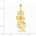 thumbnail image 2 of 14K Yellow Gold Gemini Zodiac Charm, 2 of 2