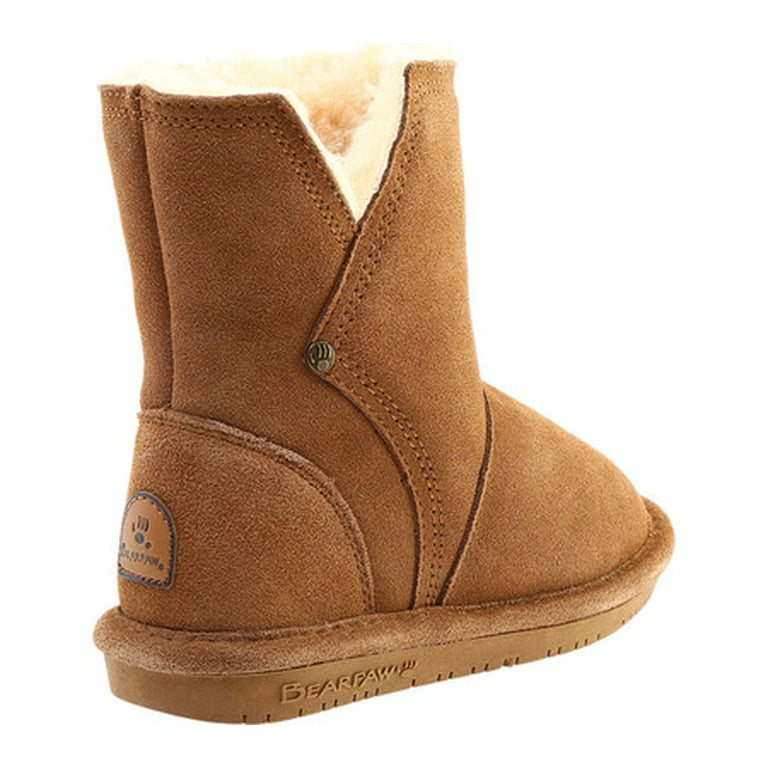 Bearpaw Pam Suede Ankle Bootie Women s Walmart