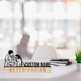 thumbnail image 4 of Handmadetneonsign Custom Veterinarian Desk Name Plate, Veterinarian Metal Nameplate For Desk, 4 of 4