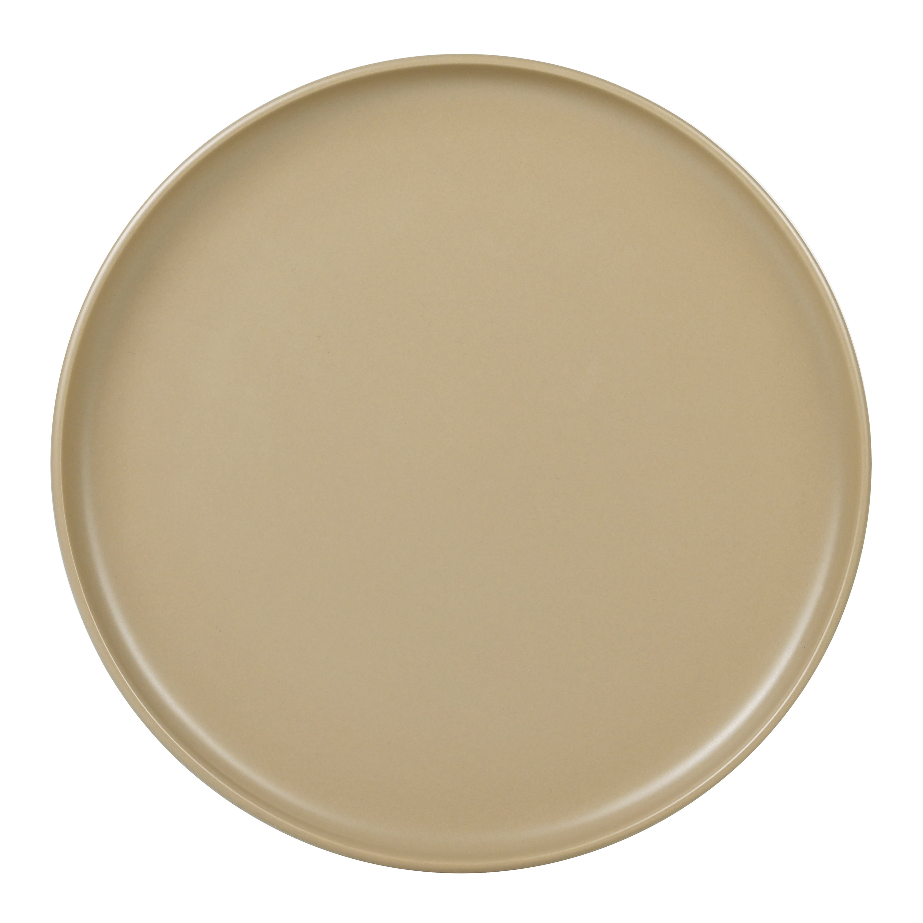 Mainstays Alessandra Matte Brown Stoneware Round Dinner Plate 10.39"