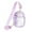 Purple, variant on Neoyler Transparent PVC Crossbody Bag with Adjustable Strap Trendy Small Shoulder Bag Suit for Beach and Casual Outings Long Lasting Clear Bag with Front Pocket and Zipper Compartment