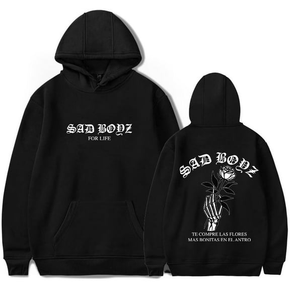 Junior H Merch Sad Boyz Hoodie Women Men Fashion Sweatshirt Long Sleeve Rapper Pullover