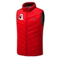 thumbnail image 4 of yoeyez Heated Vest For Women,Women 9 Zone Smart Heating Vest Usb Charging Warm Vest Smart Heating Jacket Stand Collar Vest Leisure Red S, 4 of 5