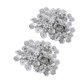 thumbnail image 1 of Lote de 2x Paquetes de 50 Botones Metálicos Snap Stud para Reparación de Prendas - Tamaño 21mm, 1 of 7