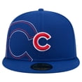 thumbnail image 2 of Men's New Era Royal Chicago Cubs Yarn Stitch 59FIFTY Fitted Hat, 2 of 6