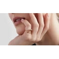 thumbnail image 2 of 0.60CT Simulated Diamond 925 Silver Women's Stethoscope Shape Ring 14k Yellow Gold Plated, 2 of 2