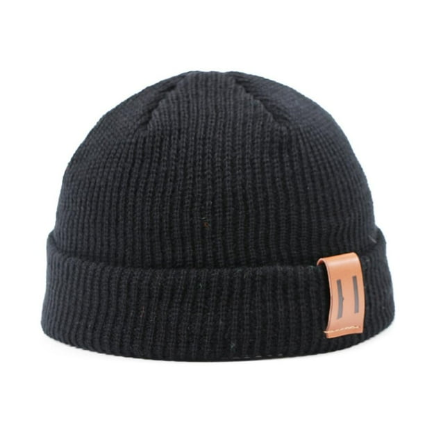 Cálido Gorro De Invierno Gorro De Punto Gorro De Punto De Color Sólido Para Mujer Y Hombre seitruly AP006789-02
