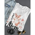 thumbnail image 3 of Jumping Corgi Love Mom T-Shirt Women -Image by Shutterstock, Female x-Large, 3 of 4