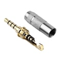 thumbnail image 2 of 3.5mm 4 Pole Male Repair Headphones Plug Copper for Earphone Jack, 2 of 7