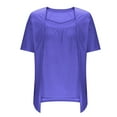 thumbnail image 5 of BILIKEYU Women's Summer Tops Square Neck Blouses, Ladies Tops And Blouses, Womens Summer Tops, Women'S Clothing, 5 of 5