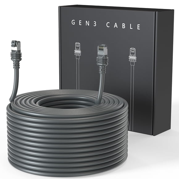 Cable Starlink Gen 3 LUCMO, 46 m, resistente al agua para Starlink V3