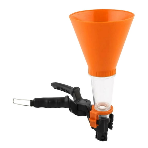 Dickly Car Oil Funnel Self Tightening Accessories for DIY Maintenance Universal Fit