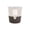 White, variant on Leodye 1PCS Plastic Flower Plant Pot with Drainage Hole and Matching Tray Lightweight Decorative Planter for Indoor Succulents Herbs Planting -6.3×5.12in