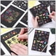 thumbnail image 2 of 1 Set DIY Scratch Paper Art Kit Black Scratch Off Arts and Crafts Set for Kids, 2 of 3