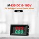 thumbnail image 4 of Bsvklp DC0-100V Amp Volt Gauge Medidor corriente voltaje digital LED dual (rojo verde 10A), 4 of 9
