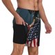 thumbnail image 2 of Fotbe American Flag Traje de Baño para Hombre – Shorts de Natación de Secado Rápido con Forro y Bolsillos-3X-Large, 2 of 6