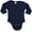 Navy Blue, variant on Baby Unisex Long Sleeve Bodysuit 12-18 Months Orange